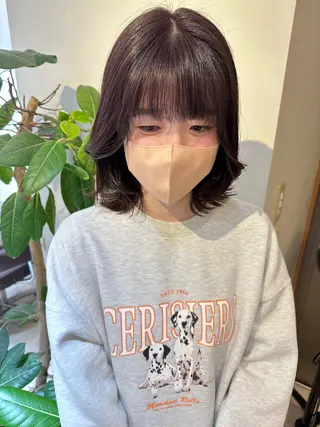 カラー Lond  Emi 艶髪モテヘアのヘアスタイル