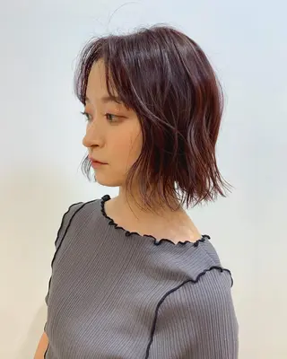 ショート sugiyama noaのヘアスタイル