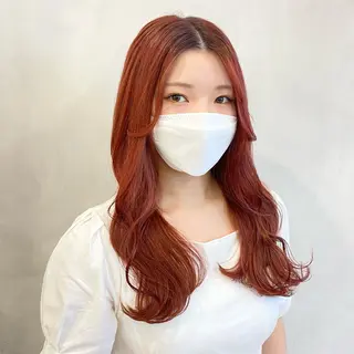 ロング カラー 💖暖色・ハイトーン 🐈みおり💖のヘアスタイル