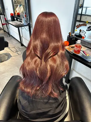 ロング JILL    hair所属・maki💖 ボブ/縮毛矯正のヘアスタイル