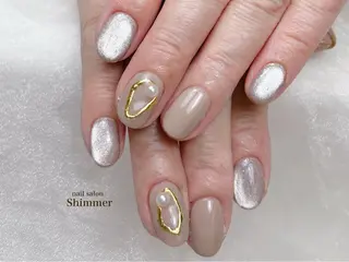 ネイル Shimmer Risaのネイルデザイン