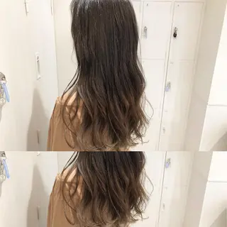 ロング カラー ショート/ボブ/ 白髪ぼかし/しんやのヘアスタイル