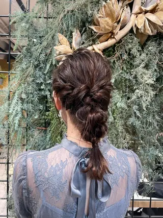 ミディアム カラー ヘアアレンジ 韓国マツエク/まつパ 🎀misaki🎀のマツエク・マツパデザイン