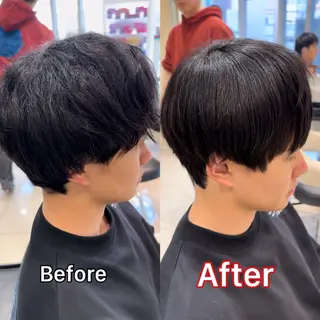 パーマ メンズ メンズ縮毛矯正 ♠️店長下平隼人のヘアスタイル