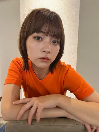 ミディアム カラー 浦和Lond 山本賢人のヘアスタイル