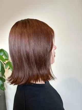 ミディアム カラー 小島 千夏のヘアスタイル