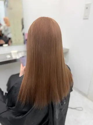 カラー 透ける透明感カラー 🎀anju/渋谷のヘアスタイル