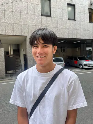 メンズ こまつばらみお/レイ ヤー/ダブルカラーのヘアスタイル