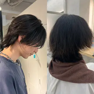 メンズ youres hair 髪質改善トリートメント&ヘッドスパ  新宿三丁目店【ユアーズヘア】所属・🦋透明感カラー 👑NODOKA🦋のヘアスタイル