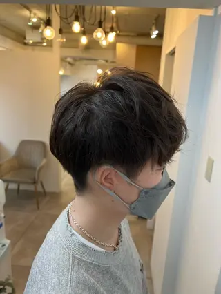 ショート パーマ メンズ silo中野所属・あくつ べんのヘアスタイル