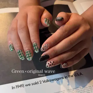 ショート nail space wave所属・nail space waveのネイルデザイン