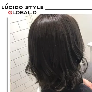 ミディアム カラー Lall  You 大阪所属・🥛洒落髪小顔cut なら龍崎🥛のヘアスタイル