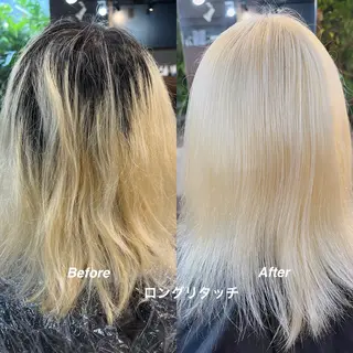 ミディアム カラー daiki 原宿のヘアスタイル