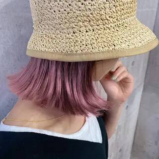 ミディアム Trip 大名🌟 ブリーチなしカラーのヘアスタイル