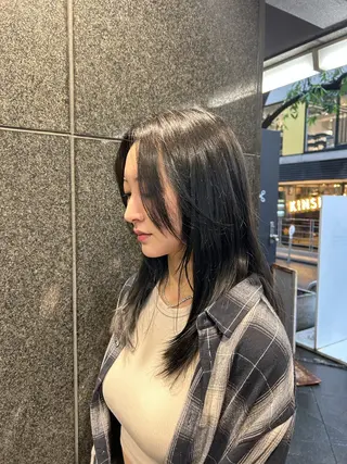 セミロング カラー 原宿/髪質改善 🌴yacoのヘアスタイル