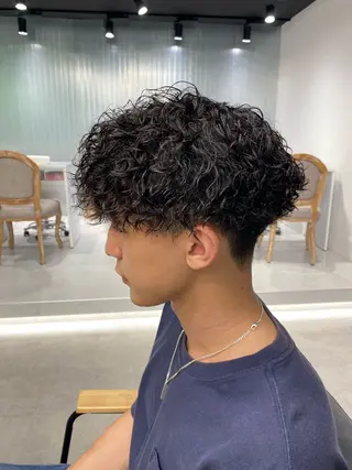 パーマ メンズ シャドウパーマ/ ルーズパーマ/メンズのヘアスタイル