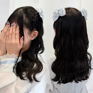 ロング ヘアアレンジ Ayu🍯/名駅/ブ リーチカラー/ヘアメのヘアスタイル