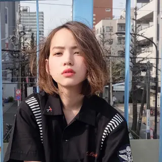 ミディアム カラー MIRUCO by KURAKU所属・マキシ ヤスアキのヘアスタイル