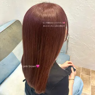 カラー 🍓イチゴ/透明感 /カラーモデル🍓のヘアスタイル