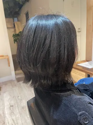 ミディアム ふくだももこ🍑 似合わせカットのヘアスタイル