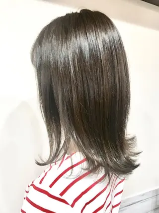 ミディアム カラー 女性専用サロン 【中崎町】ゆきみのヘアスタイル
