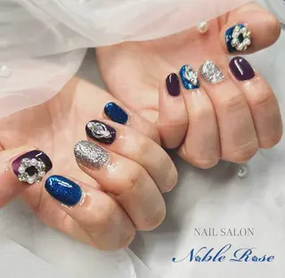 ネイル Noble Rose🥀のネイルデザイン