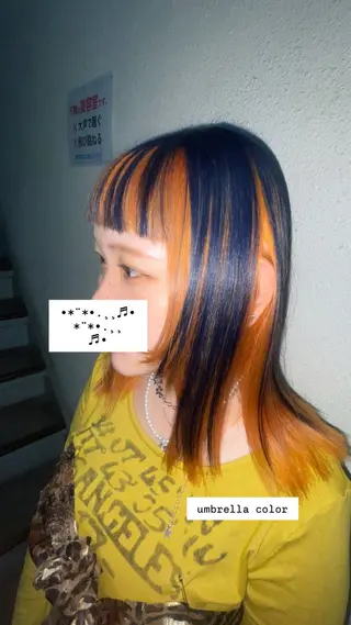 カラー BIZE 💚りょうか💚のヘアスタイル