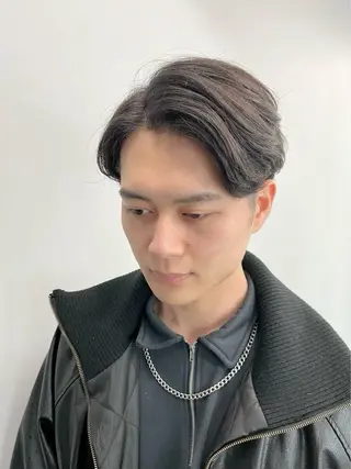 パーマ メンズ ニュアンスパーマ/ ウルフ/ときなのヘアスタイル