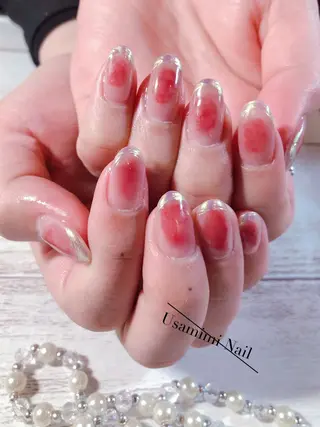 ミディアム ネイル USAMiMi 🐰💕のネイルデザイン