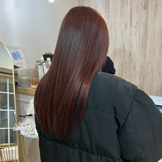 ロング カラー レイヤーカット/髪質 改善✨/藤田侑花のヘアスタイル