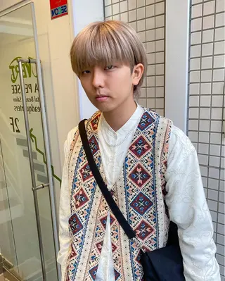 カラー メンズ 栄/矢場町 三井太朗のヘアスタイル