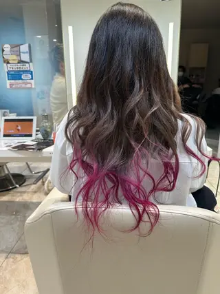 ロング カラー 波巻パーマ/毛流れ パーマ☘️りゅうせいのヘアスタイル
