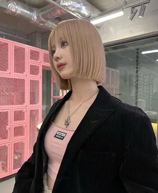 カラー morita yunaのヘアスタイル