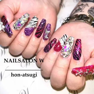 ミディアム ネイルサロン ダブルのネイルデザイン