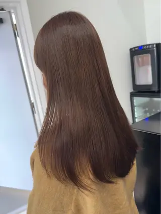 ロング カラー 原宿 ツヤカラー🫧 ちり🍎のヘアスタイル