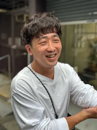 パーマ メンズ Moanin'所属・さが あゆかのヘアスタイル