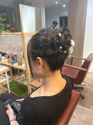 ヘアアレンジ 檜山 知可子のヘアスタイル