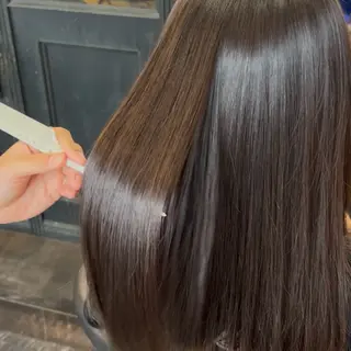 ロング カラー 清水 結生のヘアスタイル