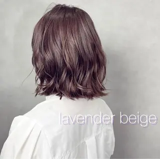 ミディアム カラー ヘアアレンジ 伊藤 玲衣のヘアスタイル