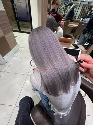 ロング カラー ブリーチ/デザイン 💎ryuyaのヘアスタイル