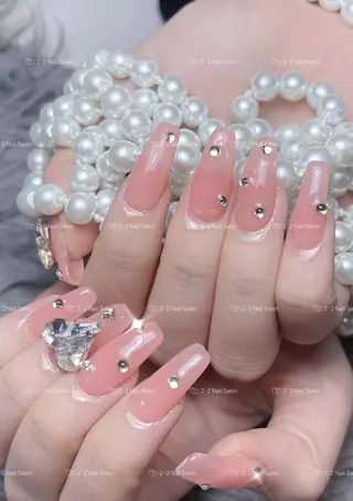 ネイル na🎀🎀na ちゅるちゅるのネイルデザイン