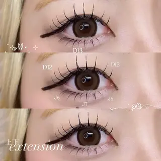 マツエク・マツパ Mell Yuuna ♡パリエク /束感のマツエク・マツパデザイン