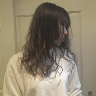 セミロング 🌸ハイトーン 新田　廉 🌸のヘアスタイル