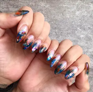 ネイル 《カメレオン》 西田美輝のヘアスタイル