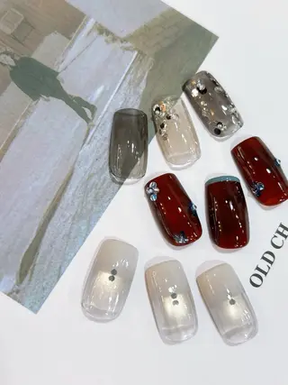 ネイル Luti所属・✳︎new open ケア/パラジェルのネイルデザイン