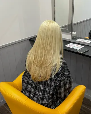 ロング レイヤーカット🎀 ブリーチ/なるのヘアスタイル