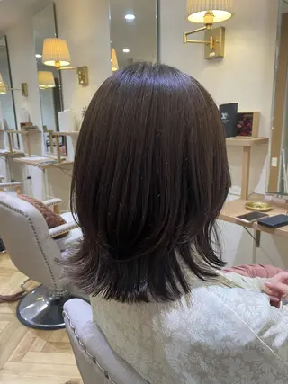 ミディアム カラー 韓国ヘア・カラー 🩵SHIZUKUのヘアスタイル