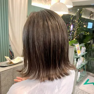 セミロング カラー 小沼 正悟のヘアスタイル