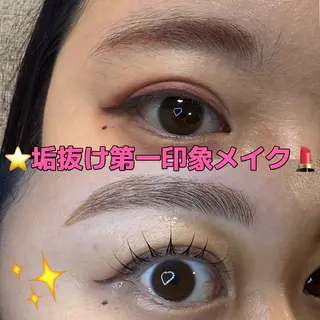 マツエク・マツパ en アイラッシュ&アイブロウ 恵比寿駅前店【まつ毛・眉毛サロン】所属・🫧推し活前に盛れる 眉まつ毛🫧YURIの眉毛・アイブロウイメージ