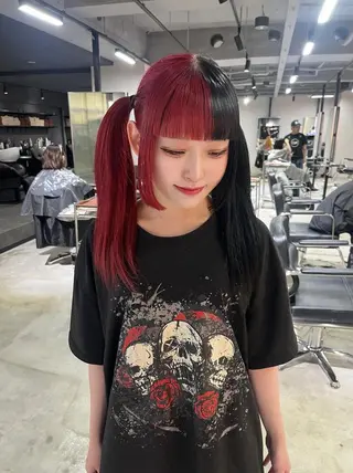 カラー 心斎橋/ブロンド/ ペールカラー/あみかのヘアスタイル